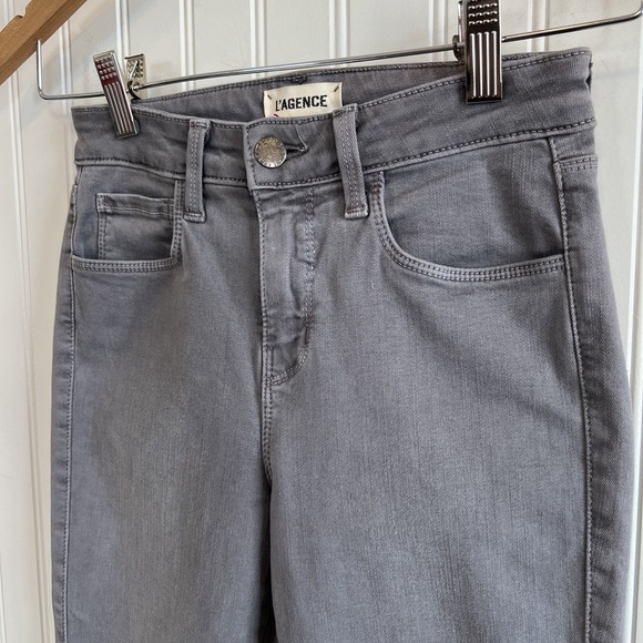 L'agence Stretch Skinny High Rise Jeans Denim Pants Size 24 - Picture 1 of 7